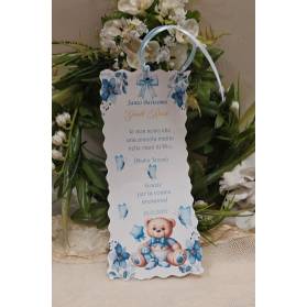 SEGNALIBRO BATTESIMO ORSETTO