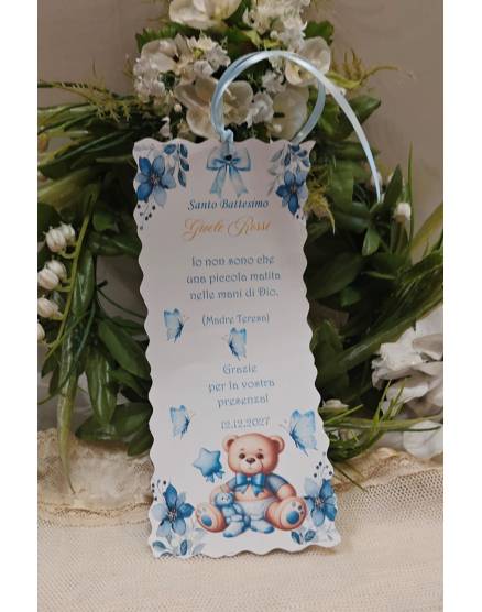 SEGNALIBRO battesimo