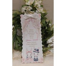 SEGNALIBRO BATTESIMO GEMELLI