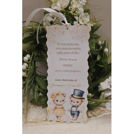 SEGNALIBRO battesimo