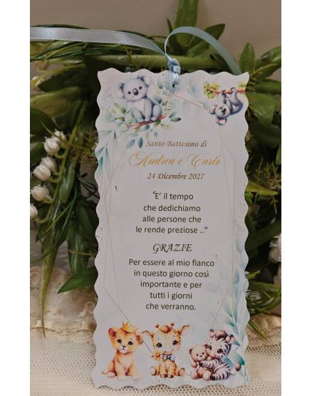 SEGNALIBRO battesimo