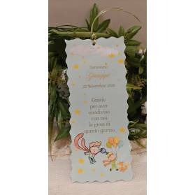 SEGNALIBRO BATTESIMO PICCOLO PRINCIPE