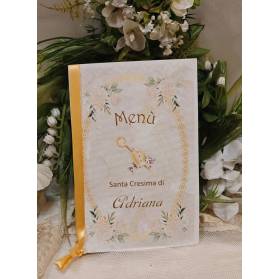 MENU' PERSONALIZZATO SANTA CRESIMA