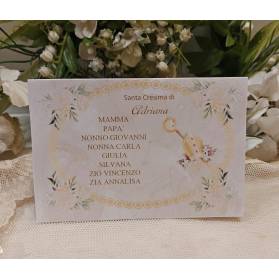 SEGNATAVOLO SANTA CRESIMA CON NOMI INVITATI