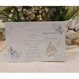 SEGNATAVOLO SANTA CRESIMA CON NOMI INVITATI