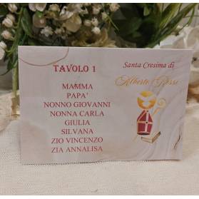 SEGNATAVOLO SANTA CRESIMA CON NOMI INVITATI