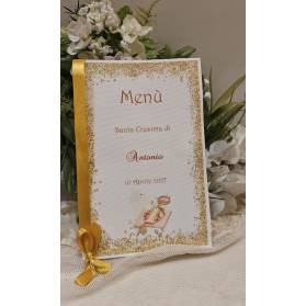 MENU' PERSONALIZZATO SANTA CRESIMA