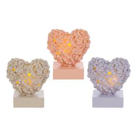 LAMPADA A LED CUORE E CONFETTI
