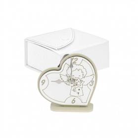 BOMBONIERA OROLOGIO CUORE ANGELO PANNA