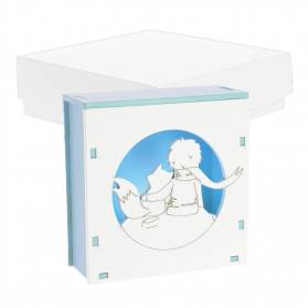 BOMBONIERA LAMPADA QUADRATA PICCOLO PRINCIPE A LED