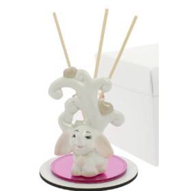 BOMBONIERA DIFFUSORE ELEFANTINO COMPLETA DI CONFEZIONE