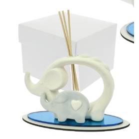 BOMBONIERA PROFUMATORE ELEFANTINO COMPLETA DI CONFEZIONE