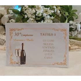 SEGNATAVOLO COMPLEANNO ADULTI CON NOMI INVITATI