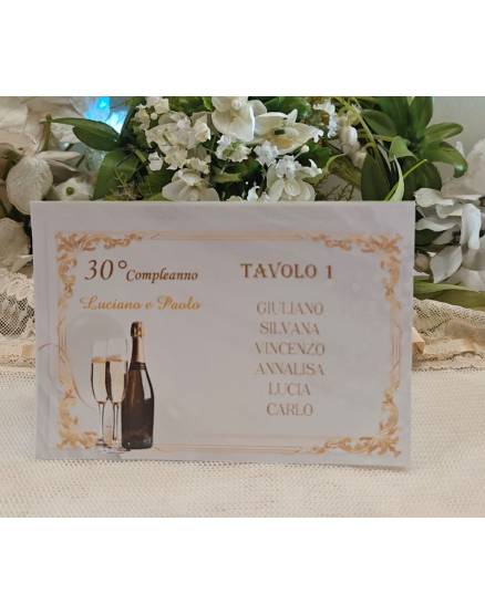 SEGNATAVOLO compleanno adulti