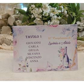 SEGNATAVOLO COMPLEANNO ADULTI CON NOMI INVITATI