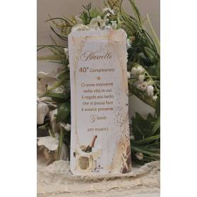 SEGNAPOSTO 40 ANNI UOMO