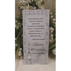 SEGNAPOSTO 40 ANNI UOMO