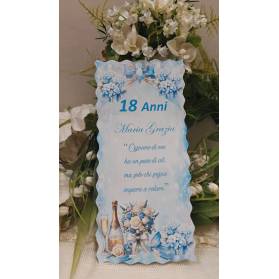 SEGNAPOSTO 18 ANNI RAGAZZA