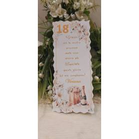 SEGNAPOSTO 18 ANNI RAGAZZA