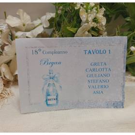 SEGNATAVOLO 18 ANNI CON NOMI INVITATI