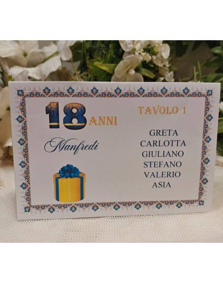 SEGNATAVOLO 18 ANNI