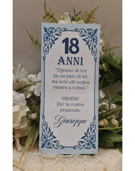 SEGNAPOSTO 18 anni
