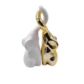 BOMBONIERA COPPIA ELEFANTI CON CONFEZIONE