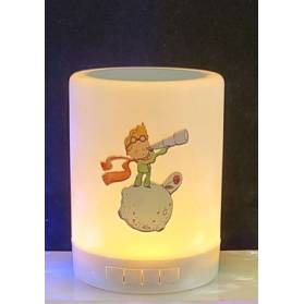 BOMBONIERA LAMPADA SPEAKER CON PICCOLO PRINCIPE