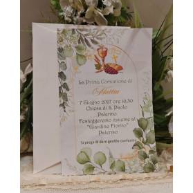 INVITO PRIMA COMUNIONE RAGAZZO