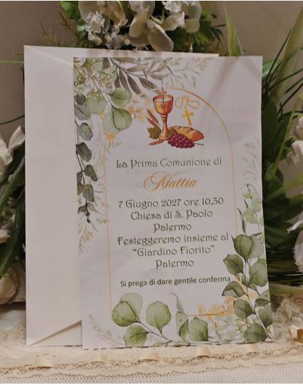 INVITO PRIMA COMUNIONE