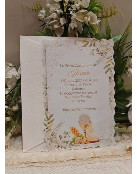 INVITO PRIMA COMUNIONE