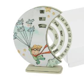 BOMBONIERA CALENDARIO PICCOLO PRINCIPE COMPLETA DI CONFEZIONE