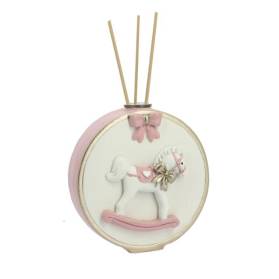 PROFUMATORE CAVALLINO A DONDOLO CON ORSETTO COMPLETA DI CONFEZIONE
