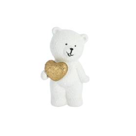 ORSETTO CON CUORE ORO COMPLETO DI CONFEZIONE