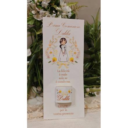 SEGNALIBRO PRIMA COMUNIONE 