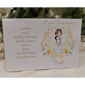 SEGNATAVOLO PRIMA COMUNIONE RAGAZZA