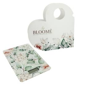 BOMBONIERA BILANCIA ORTENSIE IN VETRO CON CONFETTI