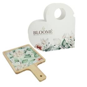 BOMBONIERA TAGLIERE ORTENSIE IN VETRO CON CONFETTI