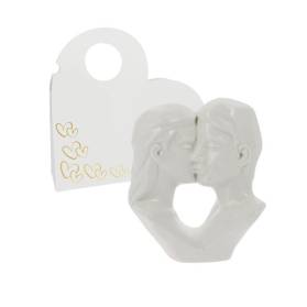 BOMBONIERA COPPIA BACIO CON CONFETTI