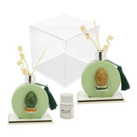 BOMBONIERA PROFUMATORE CON PIGNA CON CONFETTI