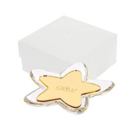 BOMBONIERA CRILU SCATOLA STELLA SPECCHIATO CON CONFETTI