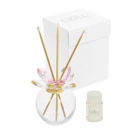 BOMBONIERA CRILU DIFFUSORE CON PETALI SWAROSKI CON CONFETTI