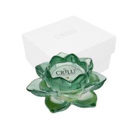 BOMBONIERA CRILU CANDELA VETRO CON CONFETTI