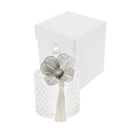 BOMBONIERA CRILU SCATOLINA VETRO CON CONFETTI