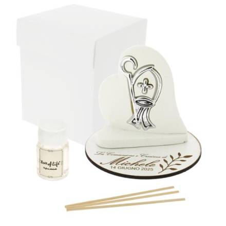 BOMBONIERA BATTESIMO DIFFUSORE ORSETTO CON CONFETTI