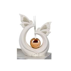 BOMBONIERA PROFUMATORE ARCO CON FARFALLE CON CONFETTI