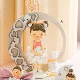 BOMBONIERA PROFUMATORE CON BALLERINA COMPLETA DI CONFEZIONE