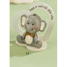 CUORE CON ELEFANTINO COMPLETA DI CONFEZIONE