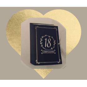 SCATOLINA 18 ANNI LIBRO CON NOME E COMPLETA DI CONFETTI