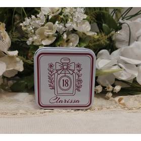 BOX LATTA 18 ANNI CON NOME E COMPLETA DI CONFETTI